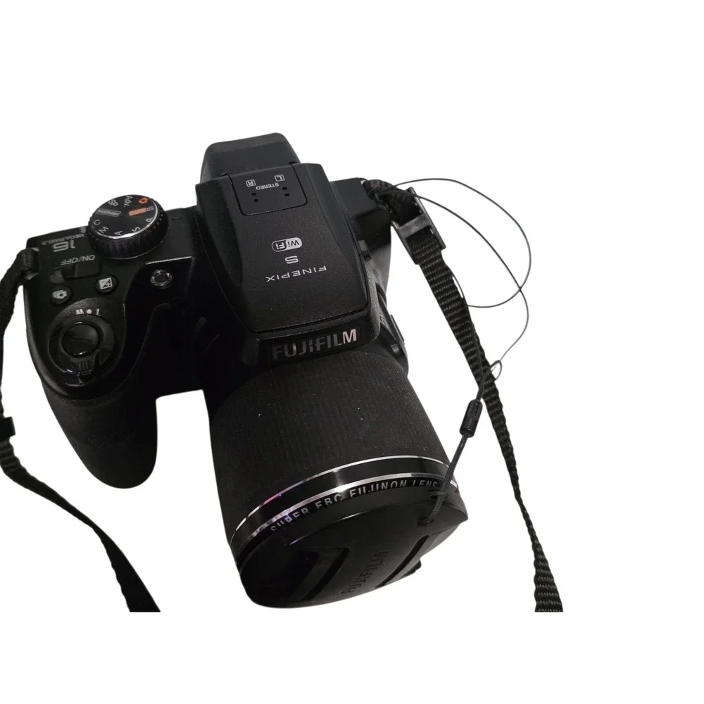 Fujifilm FinePix S9900W 16.0MP Digital Camera Black 16GB SD Card Cable Tested